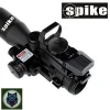 Spike 2.5-10x40 with Tactical Red Dot Sight for Optical Air Rifle, Hunting and Shooting, Combo Scope