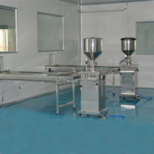 spx semi automatic vertical paste filling machine for cosmetic cream filler