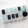 Squoval ABS Gel Nail Tips High Quality Glitter Press On Nails Custom Glue On Nails