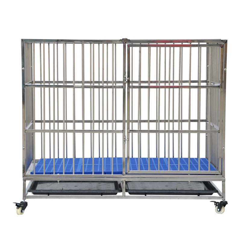 Stackable 5ft Stainless Steel Dog Kennels Cages