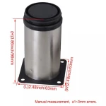 Stainless Steel Kitchen Metal Adjustable Leg Feet Furniture Cabinet Round Furniture table legs