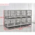 Import Stainless steel pet display dog cages with separator for pet shop hospital large animal cages from China