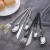 Import Stainless Steel Silver Plated Stylish Custom Silverware Flatware Cutlery Set from China
