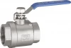 Stainless steel valve made in China DN8 to DN100 screw end type Bspt BSP NPT 2PC Ball valve