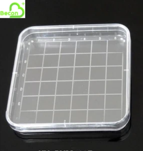 Sterilized Plastic Disposable Square Petri Dish