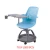 Student furniture school wheeling plastic study chair with writing Pad