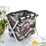 Style Aluminum Alloy Frame Foldable Magazine Rack