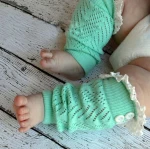 Stylish Knitted Baby Toddler Cozy Soft Argyle Leg Warmers