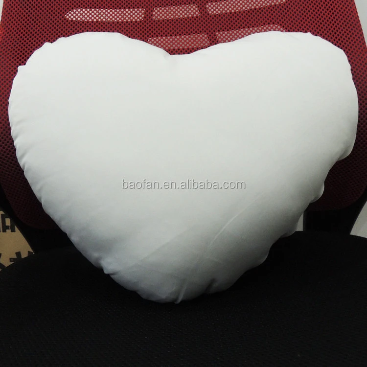 Sublimation heart pillow case, heat transfer pillow,blank pillow for sublimation