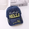 Super Quality Baseball hat For Children letters embroidery cowboy sun hat