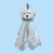 Import Super soft plush animal baby comforter blanket toys with teether from China