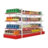supermarket metal display shelves for retail stores in genera display stand Pharmacy finished product display cabinet