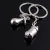 Import sweet design metal key and locker couple keychain from China