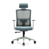 Swivel Chair Mesh Highback Office Chair with Ergonomic Executive Office Chairs Mesh Design Blue Color