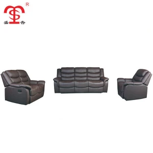 SX-8849-1-2-3Cheap home furniture genuine leather  sofa sets with living room