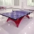 Table tennis table rainbow leg table top thickness 25mm melamine paper film process
