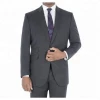 Tailored made to measure Gray plaid brown wool Mens suit Vest Hac