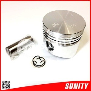 Taiwan high performance generator agricultural diesel engine parts bore 68mm piston  for MITSUBISHI NM55 engine
