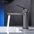 Import Taps Manufacturer brass gun metal bathroom sink faucets mixer modern design single handle wash basin faucet from China