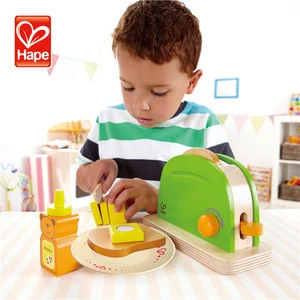 Teach kids how to use toaster safety toy kitchen wooden