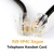 Import Telephone Phone Handset Cable Cord,Uncoiled Landline Phone Handset Cable Cord RJ9/RJ10/RJ22 from China