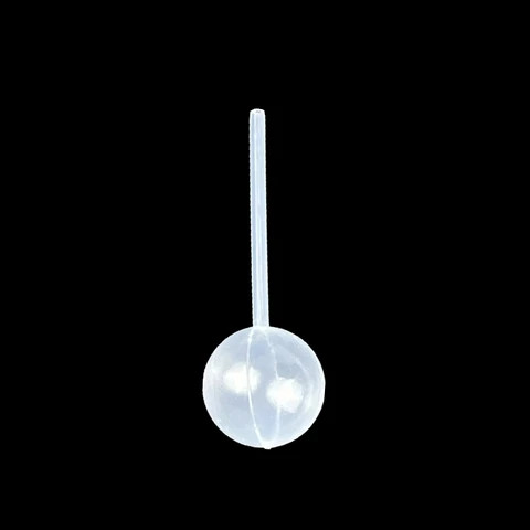 The factory sells spherical plastic straws for celebrations