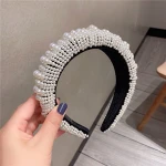 The new hair hoop female thickening super flash diamond head hoop pressure washing hair antiskid head accessories wholesale