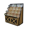 The New Lightweight Sturdy Retail Display Shelf Supermarket Wooden Shelf Snack Shelving