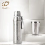 Titanium Camping Cup 500ml Outdoor Backpacking Hiking Portable Travel Water Bottle