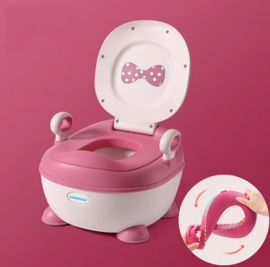 Top Quality Baby Potty Plastic Road U Soft Pot Infant Potty Training Cute Baby Toilet Safe Kids Potty Trainer Seat Chair