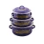 Import Top quality guarantee  fancy enamel shallow round cast iron large casserole from China