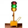 Topsafe Hot Sale LED Solar Mobile Traffic Lights solar traffic warning light four sides traffic light