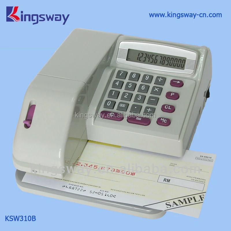 Trade Assurance Supplier Kingsway Check writer 310.