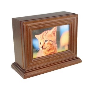 Traditional new modle pet urn with photo frame