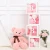 Import transparent Name Age Box Girl Boy Baby Shower Decorations Baby 2 1st 1 One Birthday Party Decor Gift Babyshower Supplies from China