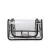 Import Transparent PVC plastic shoulder bag women clear handbag with metal chain belt from China