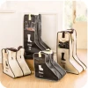 Travel thickened non-woven shoe bag home boots bag shoe cover visible dustproof moisture-proof storage bag