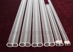 Twin Quartz Tube Transparent glass quartz tubes,Quartz Product