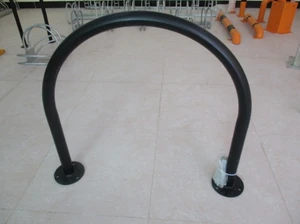 U shaped rack standing metal bike display rack, steel bicycle parking