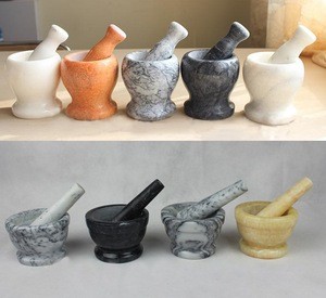 Unique stone marble mortar and pestle for promotion