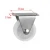 Import Universal 1.5 inch white pp directional caster plastic wheel bed furniture caster wheel from China