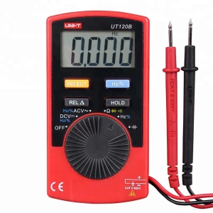 UT120B Mini Pocket Digital Multimeter Portable Voltmeter Handheld Multimeter Ohm Universal Meter Frequency AVO Meter UNI-T
