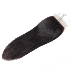 VAST wholesale one donor top quality Brazilian hair thin swiss closure factory price unprocessed 4*4 lace closure