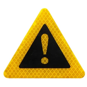 W070A Triangle Reflective Sticker Danger Sign,Safety Warning Reflective Sign,Traffic Signs Safety Triangles
