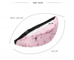 waist bag outdoor sport running waterproof fashion fanny pack with headphone port
