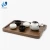Import WanuoCraft Hand-made Japanese Style Black Walnut Wood Pallet Cup Tray Storage Tray from China