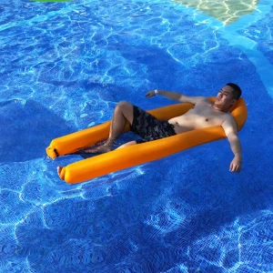 Water Hammock Pool Lounger Swimming Pool Float Hammock Inflatable Rafts Floating Chair Pool Mat for adults and Kids with