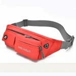 Waterfly Fanny Pack Slim Soft Polyester Water Resistant Running Belt Pack For Man Women Waist Bag Waterproof