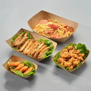 Waterproof Anti-oil Paper Box Disposable Fast Food Packaging Box