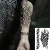 Import Waterproof Temporary Tattoo Sticker stripe Bar code streak line  Tatto Flash Tatoo Back leg Abdomen Arm for cool Men Women from China